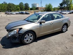 Salvage cars for sale at Gaston, SC auction: 2009 Honda Accord LXP