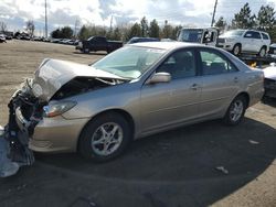 Toyota Camry LE salvage cars for sale: 2005 Toyota Camry LE