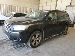 Salvage cars for sale from Copart Abilene, TX: 2008 Toyota Highlander Sport