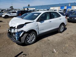 Chevrolet Equinox LS salvage cars for sale: 2018 Chevrolet Equinox LS