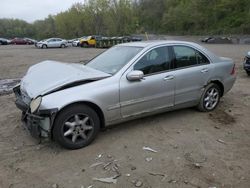 Salvage cars for sale at Marlboro, NY auction: 2002 Mercedes-Benz C 240