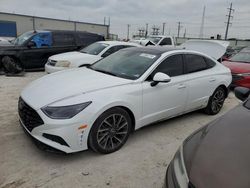 Salvage cars for sale at Haslet, TX auction: 2020 Hyundai Sonata Limited