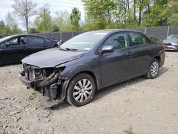 Salvage cars for sale from Copart Waldorf, MD: 2012 Toyota Corolla Base