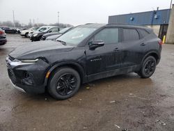 Salvage cars for sale at Woodhaven, MI auction: 2019 Chevrolet Blazer 1LT