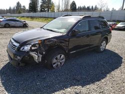 Subaru Outback salvage cars for sale: 2011 Subaru Outback 2.5I Premium