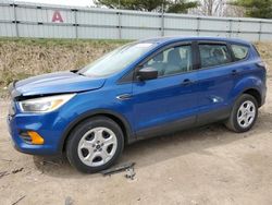 Salvage cars for sale from Copart Davison, MI: 2017 Ford Escape S
