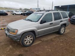Salvage cars for sale at Colorado Springs, CO auction: 2001 Jeep Grand Cherokee Laredo