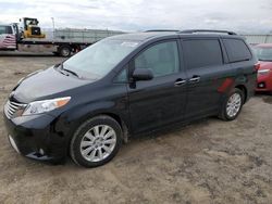 Salvage cars for sale from Copart Mcfarland, WI: 2015 Toyota Sienna XLE