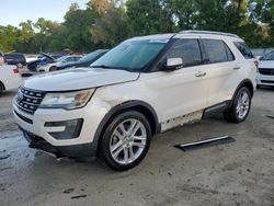 Vehiculos salvage en venta de Copart Ocala, FL: 2016 Ford Explorer Limited