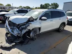 Salvage cars for sale at Sacramento, CA auction: 2020 Honda Pilot Touring