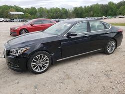 Salvage cars for sale at Charles City, VA auction: 2017 Genesis G80 Base