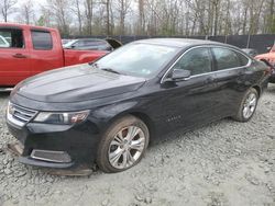 Chevrolet salvage cars for sale: 2015 Chevrolet Impala LT