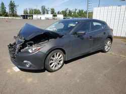 Salvage cars for sale at Portland, OR auction: 2014 Mazda 3 Grand Touring