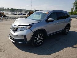 Salvage cars for sale at Dunn, NC auction: 2022 Honda Pilot Touring