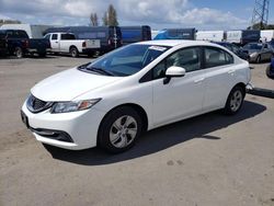 Honda Civic LX salvage cars for sale: 2015 Honda Civic LX