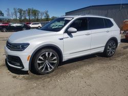 Salvage cars for sale at Spartanburg, SC auction: 2019 Volkswagen Tiguan SEL Premium