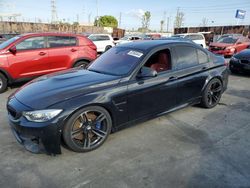 Salvage cars for sale from Copart Wilmington, CA: 2017 BMW M3