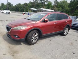 Salvage cars for sale from Copart Savannah, GA: 2013 Mazda CX-9 Grand Touring