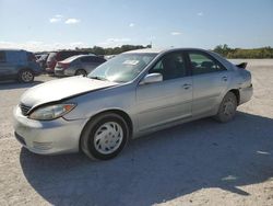 Salvage cars for sale at West Palm Beach, FL auction: 2005 Toyota Camry LE
