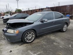 Volvo S60 salvage cars for sale: 2007 Volvo S60 2.5T
