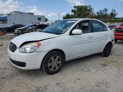 Salvage cars for sale from Copart Opa Locka, FL: 2010 Hyundai Accent GLS