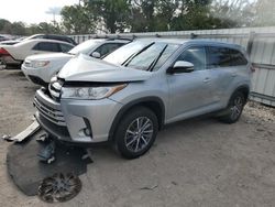 Salvage cars for sale from Copart Riverview, FL: 2019 Toyota Highlander SE