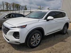 Salvage cars for sale at Spartanburg, SC auction: 2020 Hyundai Santa FE SEL