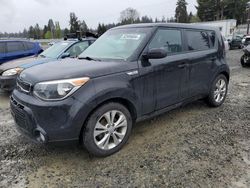 Salvage cars for sale from Copart Graham, WA: 2016 KIA Soul +
