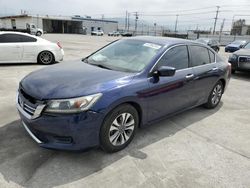 Honda salvage cars for sale: 2013 Honda Accord LX