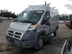 Salvage trucks for sale at Arlington, WA auction: 2015 Dodge RAM Promaster 1500 1500 High