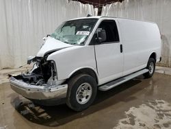 Salvage trucks for sale at Central Square, NY auction: 2022 Chevrolet Express G2500