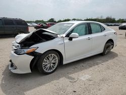Salvage cars for sale at San Antonio, TX auction: 2019 Toyota Camry Hybrid