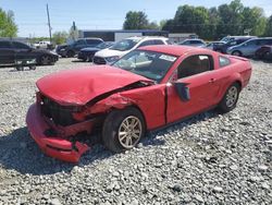 Salvage cars for sale from Copart Mebane, NC: 2007 Ford Mustang