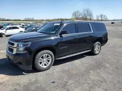 Salvage cars for sale at Mcfarland, WI auction: 2018 Chevrolet Suburban K1500 LT