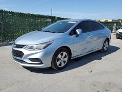 Chevrolet salvage cars for sale: 2017 Chevrolet Cruze LS