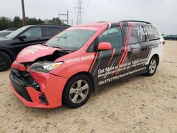 Salvage cars for sale from Copart China Grove, NC: 2019 Toyota Sienna LE