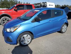 Salvage cars for sale from Copart Eldridge, IA: 2017 Chevrolet Spark LS
