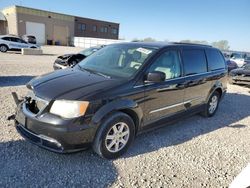 Salvage cars for sale at Kansas City, KS auction: 2013 Chrysler Town & Country Touring