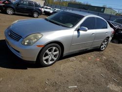 Salvage cars for sale at New Britain, CT auction: 2003 Infiniti G35