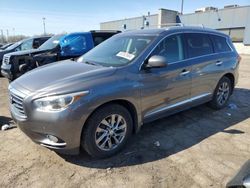 Salvage cars for sale from Copart Woodhaven, MI: 2015 Infiniti QX60