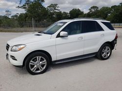 Salvage cars for sale at Fort Pierce, FL auction: 2015 Mercedes-Benz ML 350 4matic