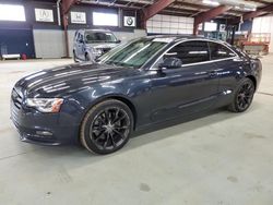 Salvage cars for sale at East Granby, CT auction: 2013 Audi A5 Premium Plus