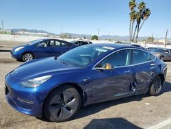 Salvage cars for sale at Van Nuys, CA auction: 2018 Tesla Model 3