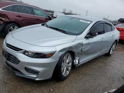 Salvage cars for sale at Chicago Heights, IL auction: 2017 Chevrolet Malibu Premier