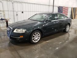 Salvage cars for sale from Copart Avon, MN: 2006 Audi A6 3.2 Quattro