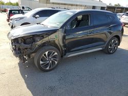 Salvage cars for sale at Fresno, CA auction: 2019 Hyundai Tucson Limited