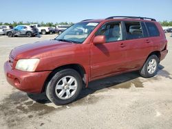 Salvage cars for sale from Copart Fresno, CA: 2002 Toyota Highlander Limited
