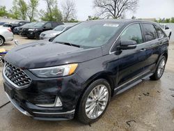 Salvage cars for sale at Bridgeton, MO auction: 2020 Ford Edge Titanium