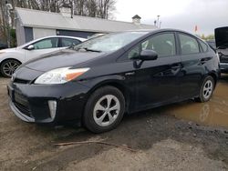 Salvage cars for sale at East Granby, CT auction: 2015 Toyota Prius