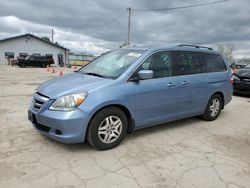 Salvage cars for sale at Pekin, IL auction: 2007 Honda Odyssey EXL